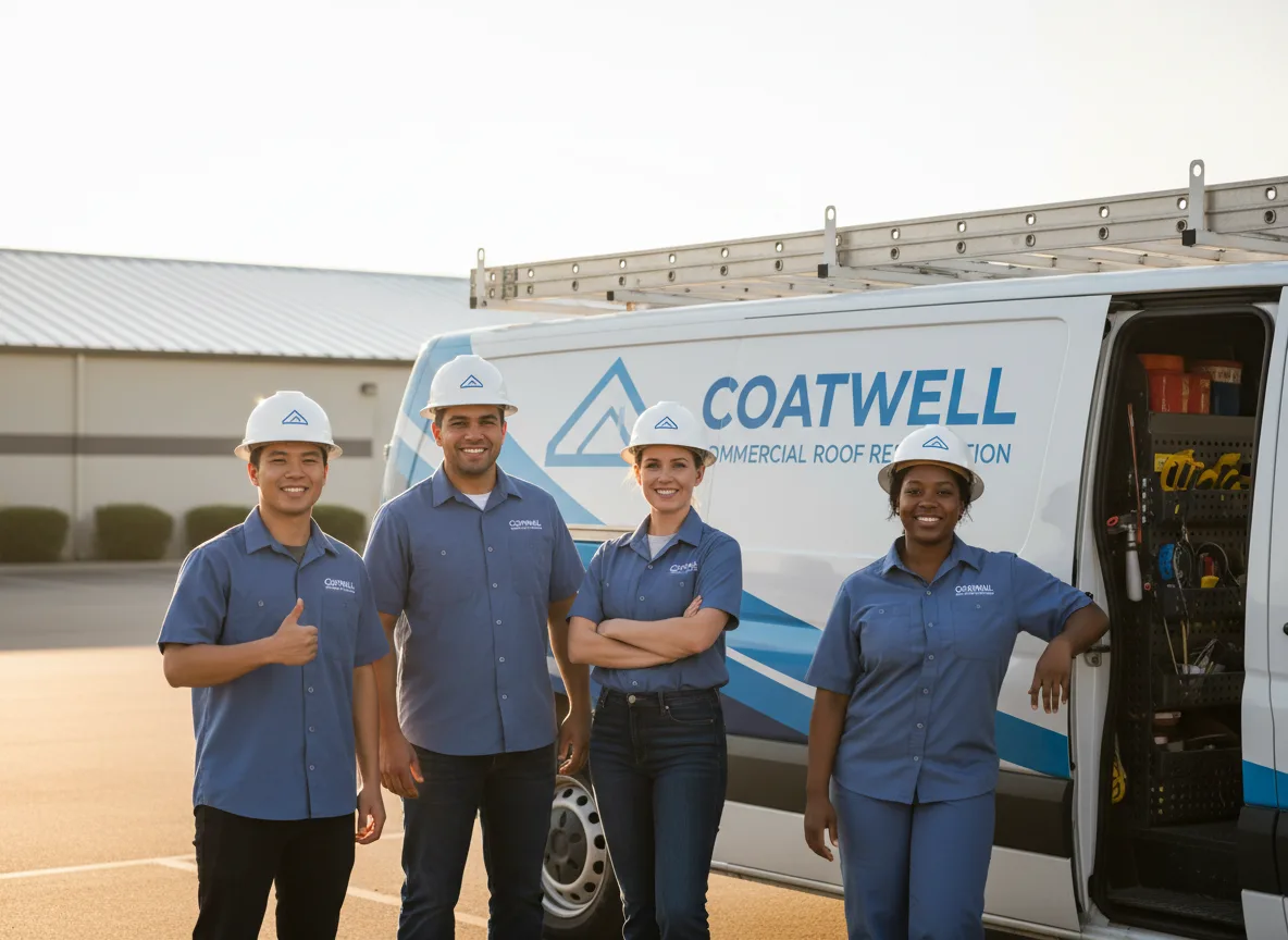 Commercial roof coating company in Nebo, IL